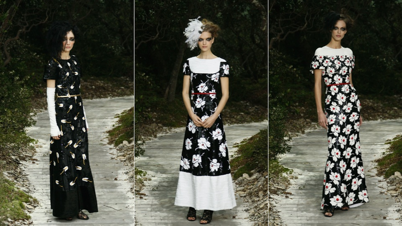 Illustration for article titled Chanel Haute Couture: For the Bedraggled Black Swan Lady Who Lunches in You